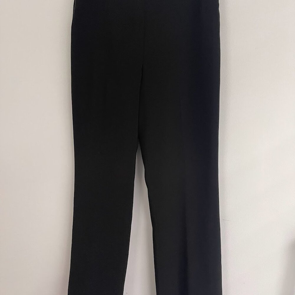 Anne Klein Fully‎ Lined Black Dress Pants Office Suit Formal Side Zip Size 10